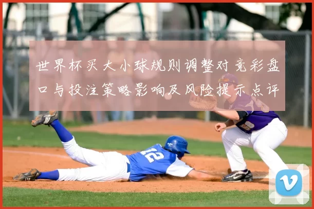 世界杯买大小球规则调整对竞彩盘口与投注策略影响及风险提示点评